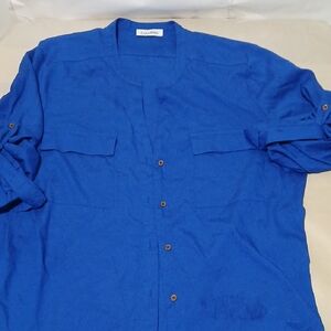 Calvin Klein Blue Blouse